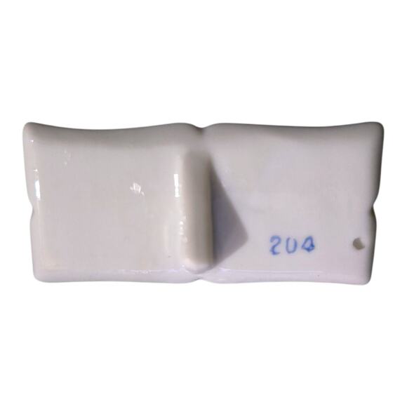 Vintage La Fleur Porcelain Name Place Settings Flowers No. 204 JAPAN Set Of 6 - Picture 4 of 4